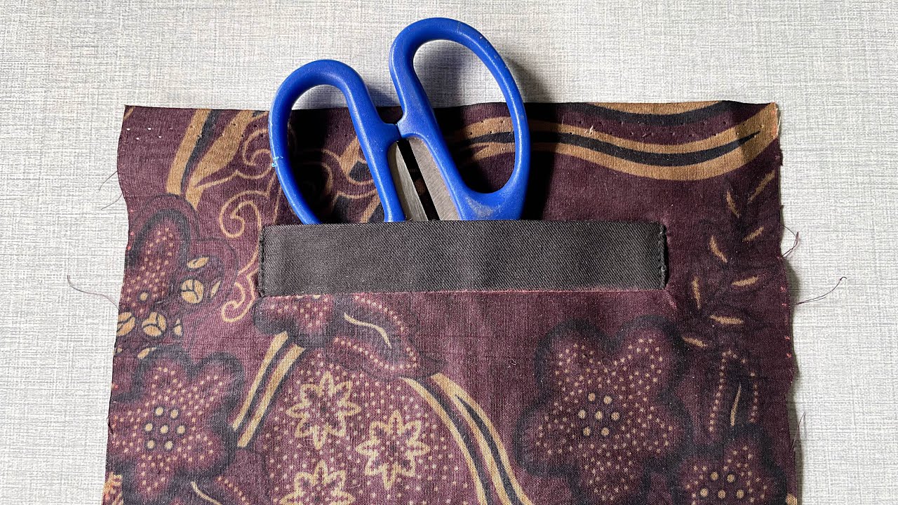 Cara menjahit saku bobok yang mudah dan jelas untuk pemula