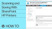 Uniflow Scan To Microsoft Sharepoint Youtube