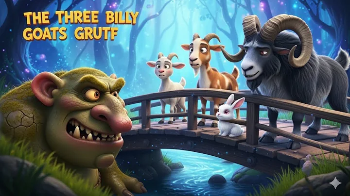 The Three Billy Goats Gruff | Classic Animated Fairy Tale for Kids | Bedtime Stories