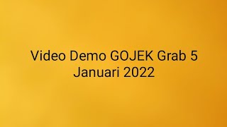 Demo GOJEK Grab semua Ojol ll kumpulan video demo  5 Januari 2022