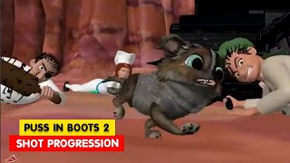 How Puss In Boots 2 Was Animated Full Shot Progression Breakdown