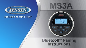 JENSEN® Marine | MS3A Bluetooth Pairing Instructions
