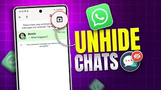 How To Unhide Chats On WhatsApp On Android | Restore Hidden WhatsApp Chats screenshot 3