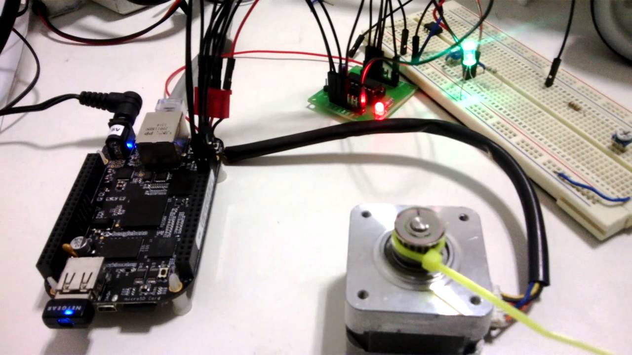 Stepper Motor with BeagleBone Black YouTube