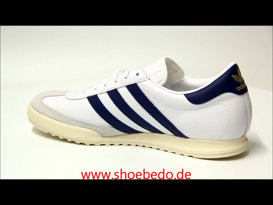 Adidas Sneaker Beckenbauer Wht Reablu Metgol G15987 - YouTube