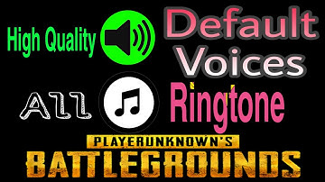 Quick Voice Chat Pubg (DEFAULT VOICE) | PUBG Mobile