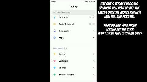 How To find IMEI number And PCBA NUMBER in oneplus