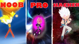 Stickman Dragon Fight - Super Stick Warriors -NOOB vs PRO vs HACKER | New game Stick Shadow screenshot 5