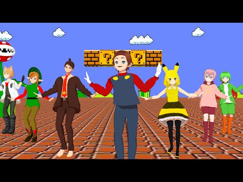 【MMD】smash bros for U.S.A【personification】