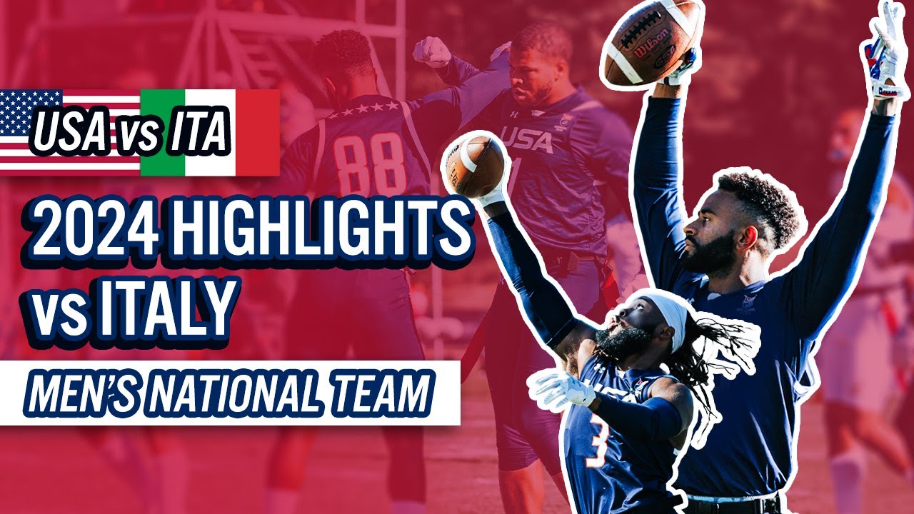 USA vs. Italy Flag Football | 2024 IFAF Men's Highlights