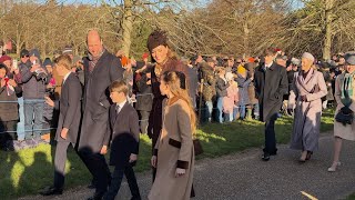 Princess Catherine, Prince William And The Royals Attends Christmas Day Service At Sandringham