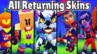 All Returning Halloween Skins And Prices Brawl Stars