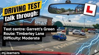 Birmingham Garretts Green Mock Driving Test | Timberley Lane Route