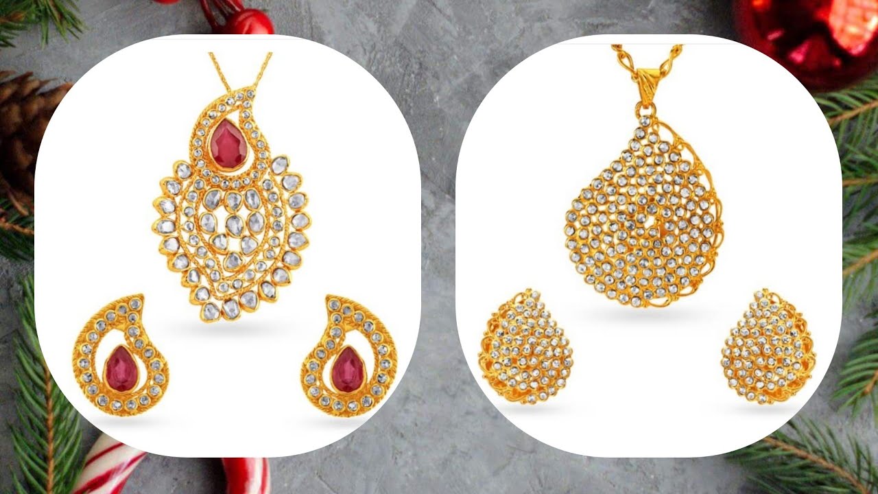 Tanishq Pendant Set | Polki Diamond 