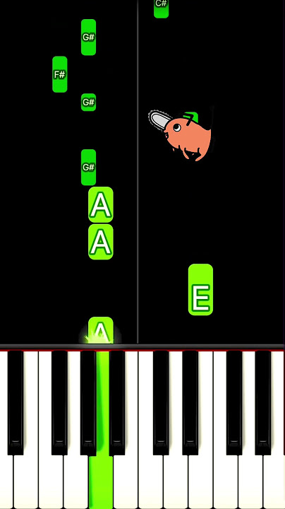 Chainsaw Man - KICKBACK (Piano Tutorial) #Shorts