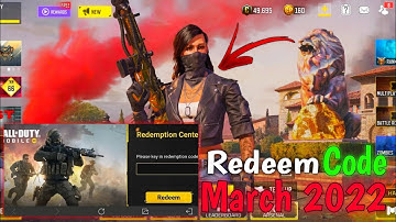 March 2022 New Redeem Code| Redemption Code COD Mobile | CODM Codes