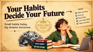 Your Habits Decide Your Future | Graded Reader | Learn English With Story Level 2 🔥