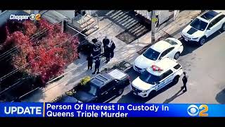 (UPDATE) Person of interest in custody in Queens Triple Murder!!!