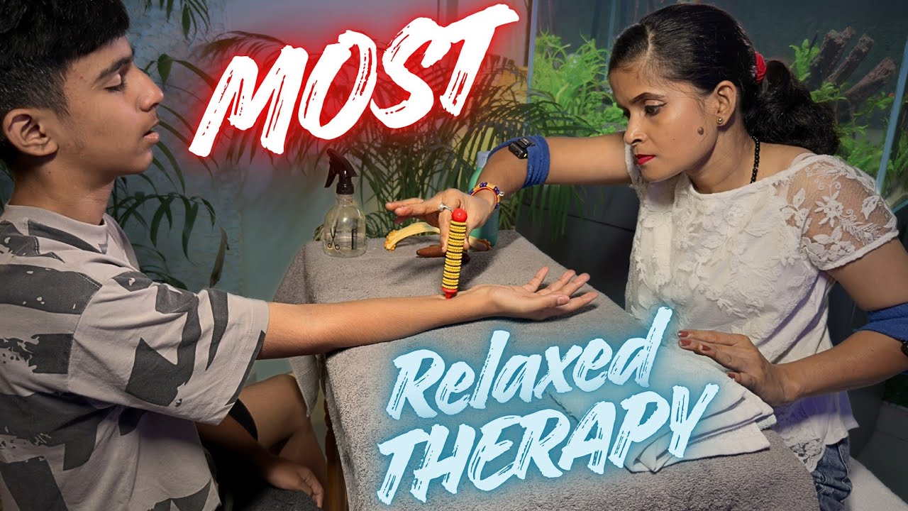 Hand Massage Asmr | How to reduce hand tissues pain \ It's Most Relax & Simple Steps