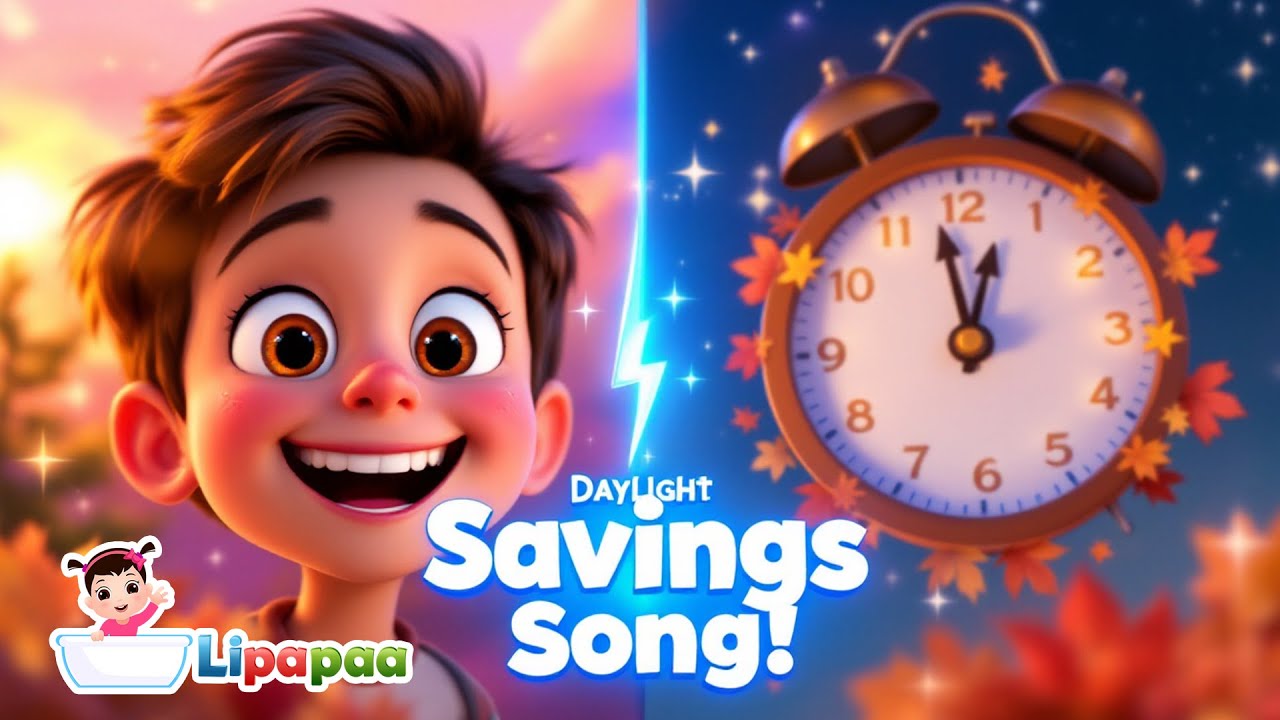 Daylight Savings Song | Learn, Dance & Play! 🕒 Spring Forward & Fall Back | Lipapaa Rhymes