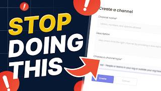 You’re Using Channels Wrong: Standard vs Private vs Shared.