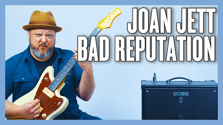 Bad Reputation Guitar version - Guitar performance video thumbnail