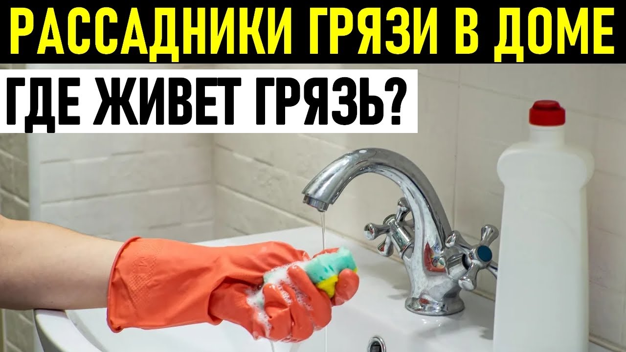 САМЫЕ ГРЯЗНЫЕ МЕСТА ВДОМЕ | Как избежать рассадников грязи и бактерий в доме | Советы по уборке