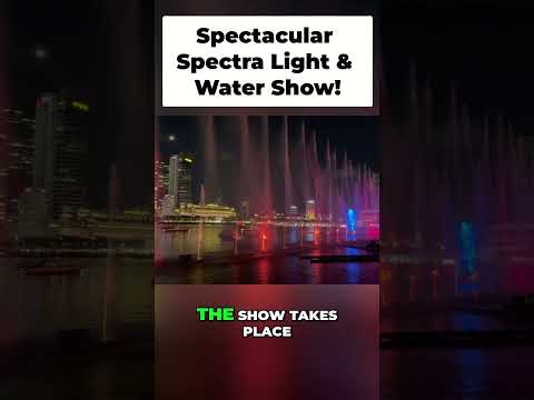 Video ?? The MOST Breathtaking FREE Show in Singapore! Spectra Light & Water Show