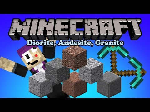 Minecraft Tutorial | -Diorite, Andesite, Granite-