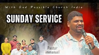 SUNDAY SERVICE || 19 APRIL 2026 || PASTOR. PAUL &amp; PASTOR. IMMANUEL || WGPC MINISTRY INDIA
