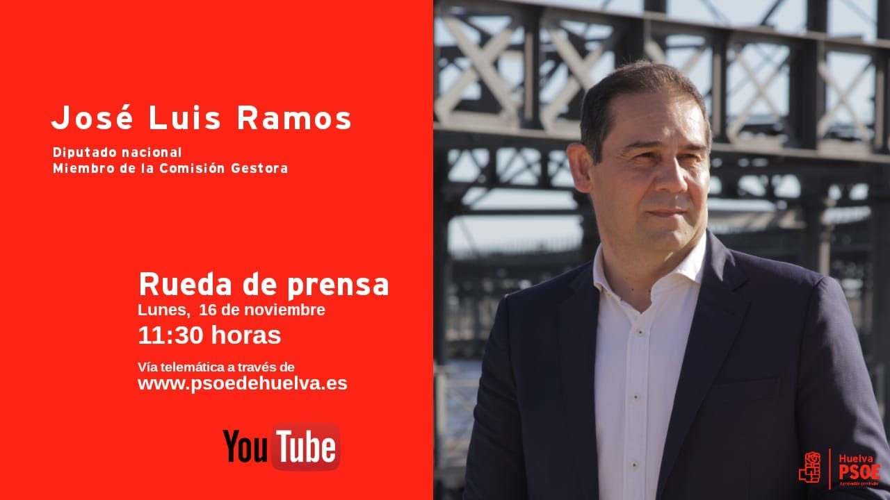 Rueda de prensa de Jose Luis Ramos Rodríguez (16/11/2020) - YouTube