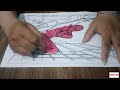 Coloring A Picture Of The Powerful Spider-Man Superhero Fighting Monsters 3 - Blue Screen Of Death