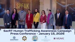 SacRT Human Trafficking Awareness Campaign Press Conference – January 15, 2026