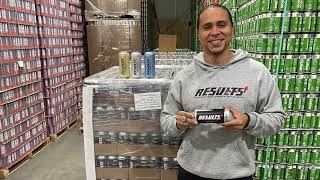 RESULTS ENERGY DRINKS behind the scenes production w/ CEO DONNIE EVEGE