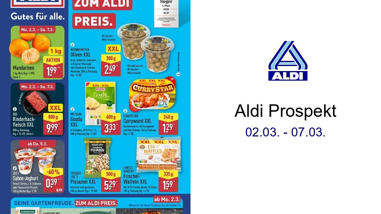 Aldi Prospekt   02.03. - 07.03.