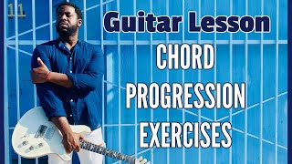 Video thumbnail of "Chord progression exercises"