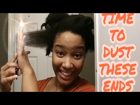 COMMENT POUSSIÈRE VOS CHEVEUX NATURELS ENDS SPLIT en 2020
