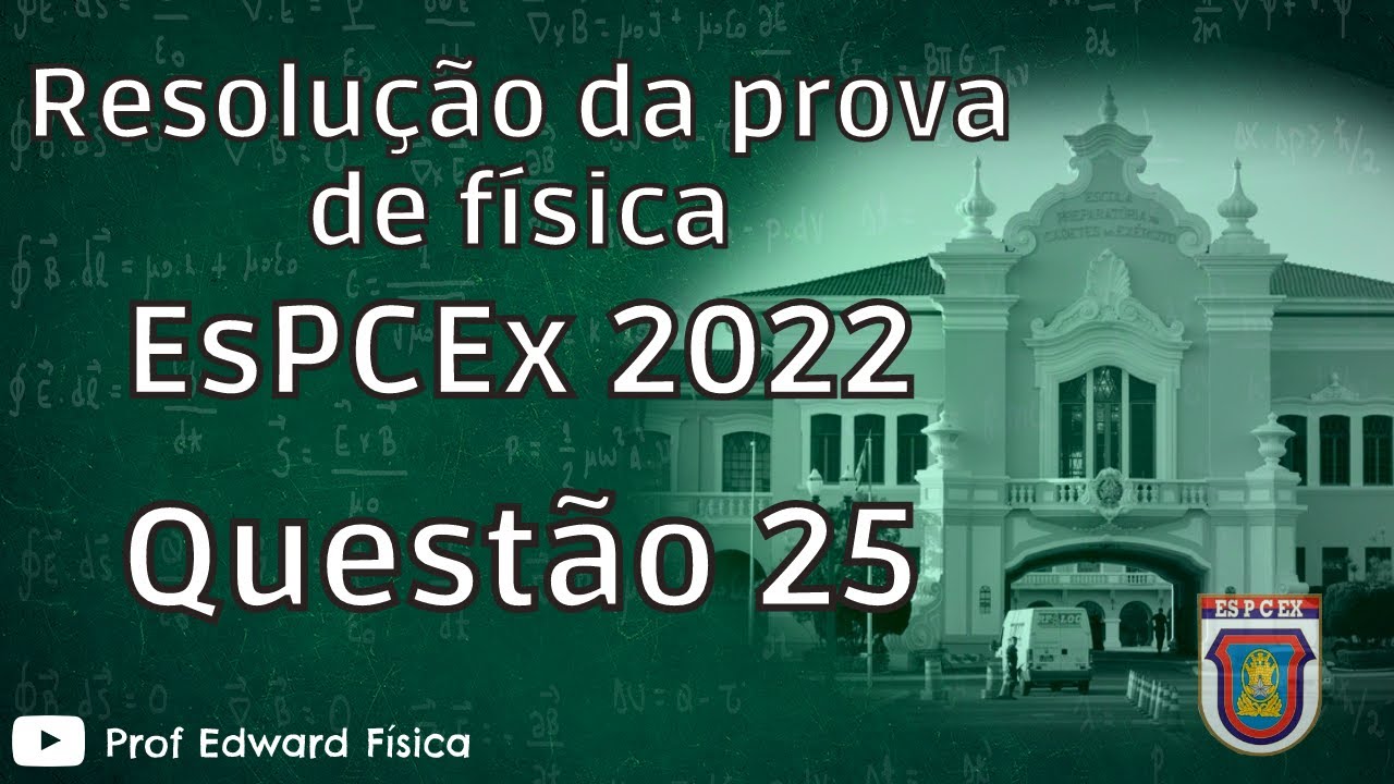 EsPCEx 2022 - Física - Questão 25