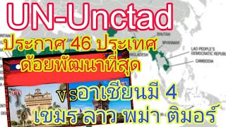 4 ประเทศแถบอาเซียน UN จัดว่าด้อยพัฒนาที่สุดในโลก #เขมร #ลาว #พม่า #ติมอร์