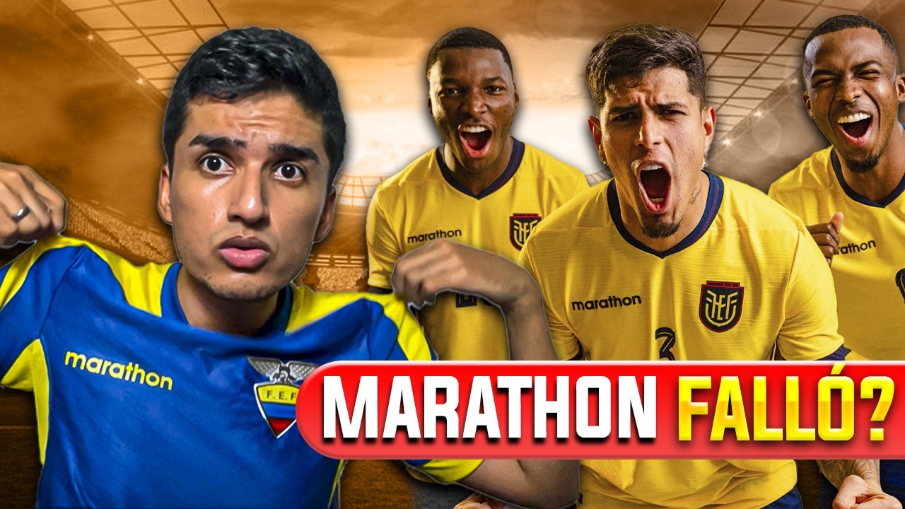 ¿MARATHON arruinó las CAMISETAS de ECUADOR 2026?