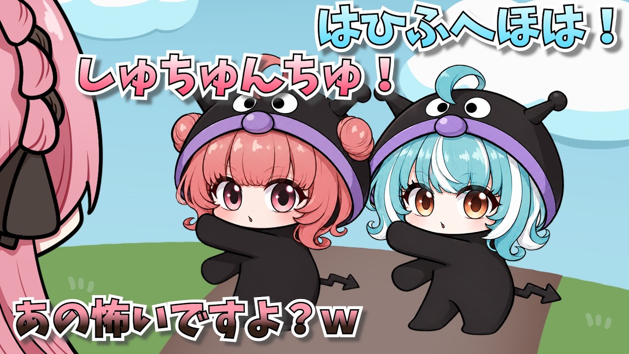 【 手描き 】中身のない会話に恐怖を感じるひなーの【橘ひなのさん/夢野あかりさん/白波らむねさん】【VCR RUST】