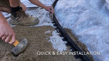 Artificial Grass Installation - Best Edging System