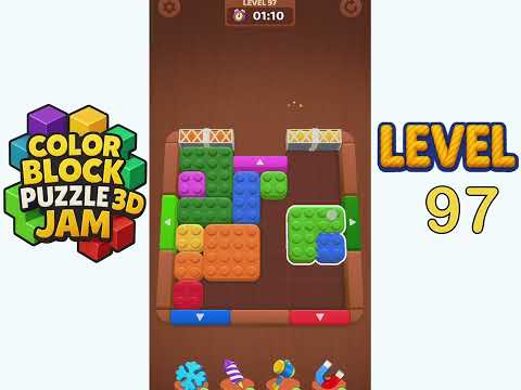 Color Block Puzzle 3D Jam Level 97 Walkthrough Solution