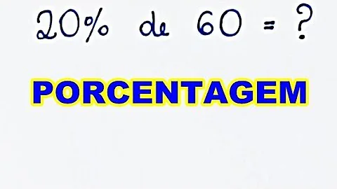 Como calcular 50% de 20?