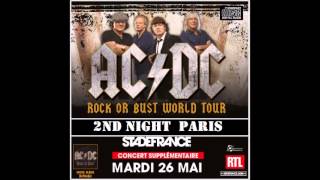 AC/DC - Let There Be Rock (with Angus Young guitar solo) - Stade de France 26 Mai 2015