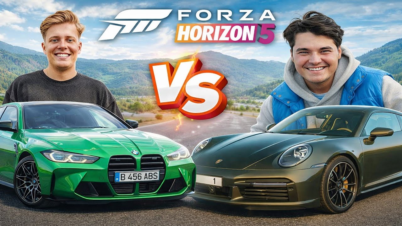 BMW-UL LUI GAMI vs PORSCHE-UL LUI SELLY IN FORZA HORIZON 5 !! CARE E MAI BUNA ?!