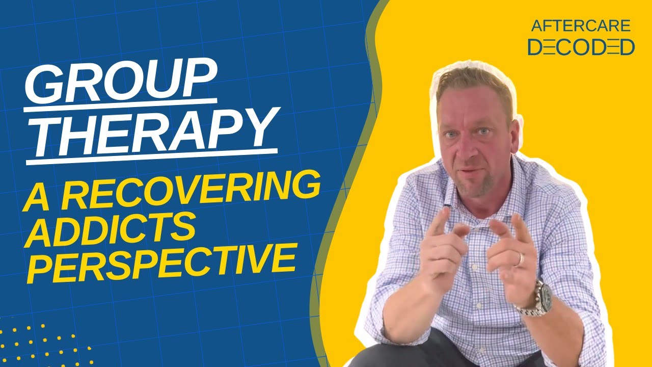Group Therapy: A Recovering Addicts Perspective - YouTube