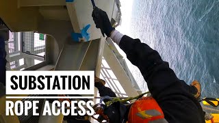 Offshore Rope Access Substation Repair Works HD