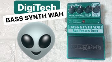 👽DigiTech 👽BASS SYNTH WAH Pedal Tested on BASS