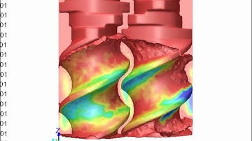 Simulation of twin screw extruder